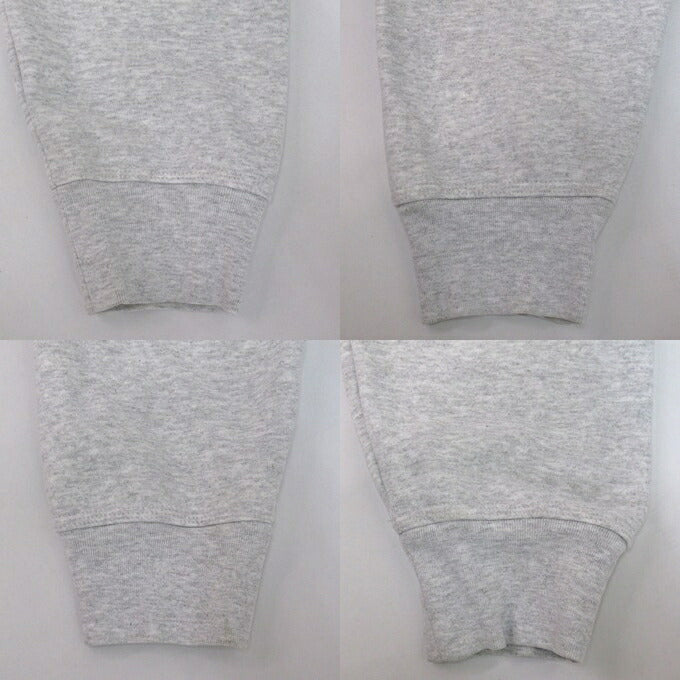 STUSSY Logo Print Pullover Hoodie Gray Size XL