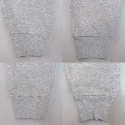 STUSSY Logo Print Pullover Hoodie Gray Size XL