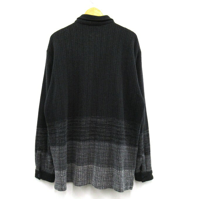 Levi's Italy 90's Gradation Knit Shirt Black/Gray Size XL