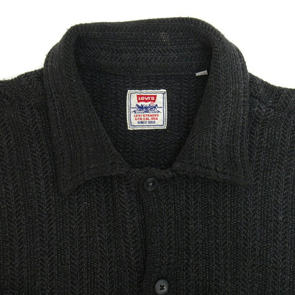 Levi's Italy 90's Gradation Knit Shirt Black/Gray Size XL