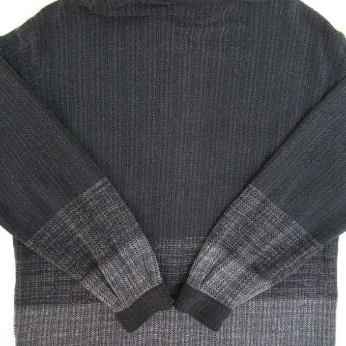 Levi's Italy 90's Gradation Knit Shirt Black/Gray Size XL