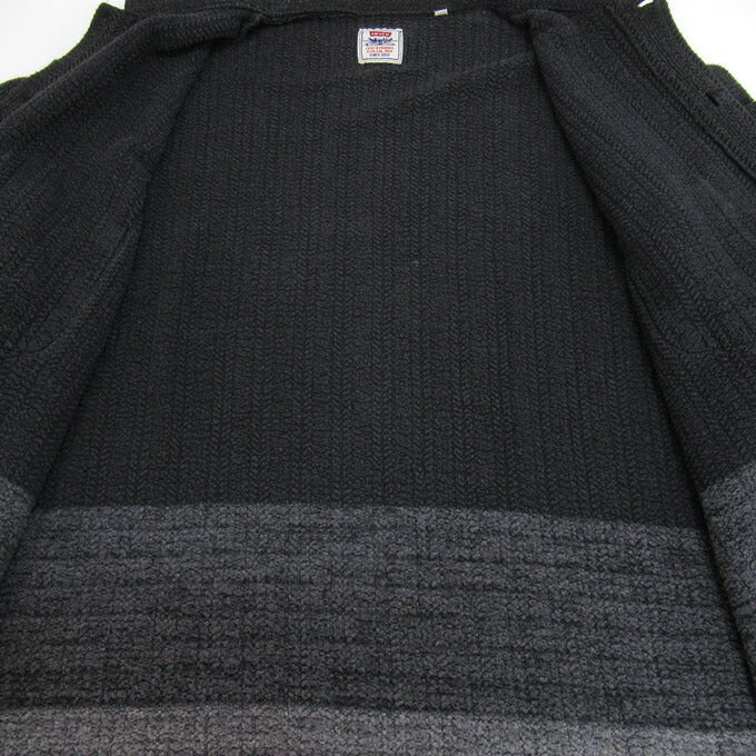Levi's Italy 90's Gradation Knit Shirt Black/Gray Size XL