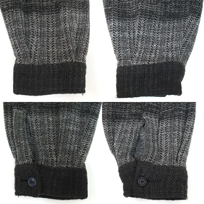 Levi's Italy 90's Gradation Knit Shirt Black/Gray Size XL