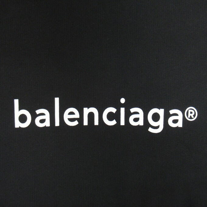BALENCIAGA Copyright Medium Fit Hoodie Black Size XS