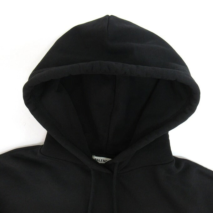 BALENCIAGA Copyright Medium Fit Hoodie Black Size XS