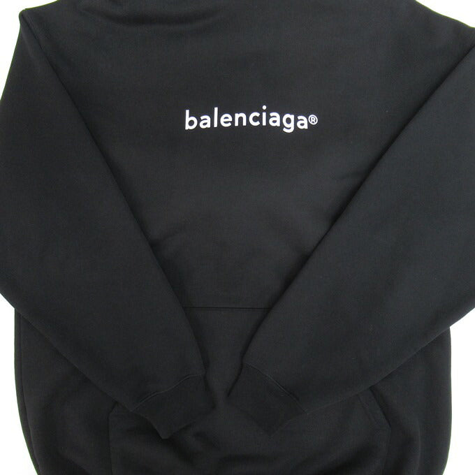 BALENCIAGA Copyright Medium Fit Hoodie Black Size XS