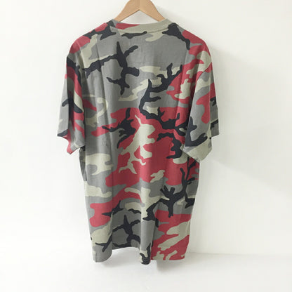 Supreme Camo Small Box Logo T-Shirt Red Size L