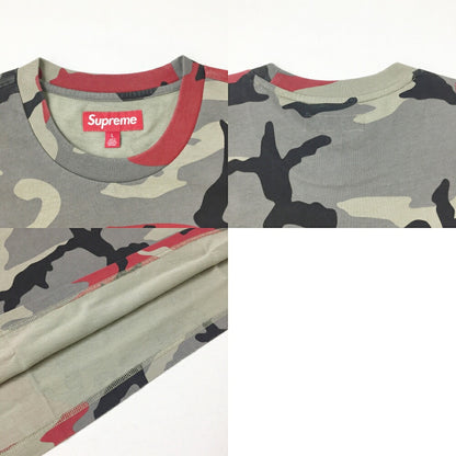 Supreme Camo Small Box Logo T-Shirt Red Size L