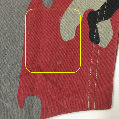 Supreme Camo Small Box Logo T-Shirt Red Size L