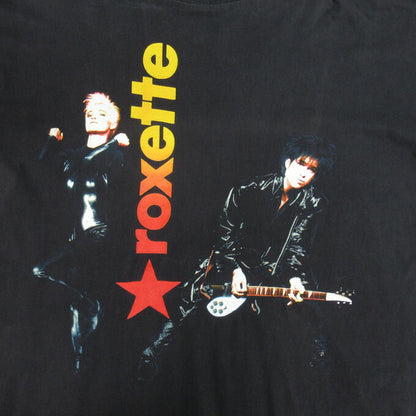 Roxette Double Sided Band T-Shirt Black Size L