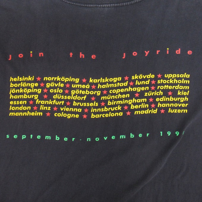 Roxette Double Sided Band T-Shirt Black Size L