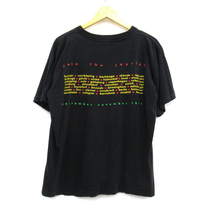Roxette Double Sided Band T-Shirt Black Size L