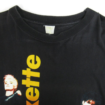 Roxette Double Sided Band T-Shirt Black Size L