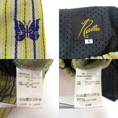 Needles Stripe Poly Jacquard Track Pants Yellow Size S