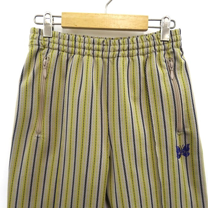 Needles Stripe Poly Jacquard Track Pants Yellow Size S