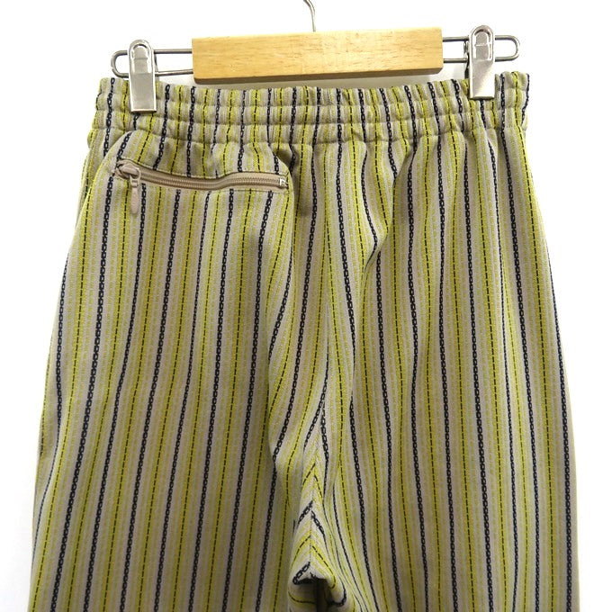 Needles Stripe Poly Jacquard Track Pants Yellow Size S