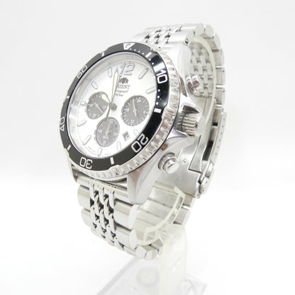 ORIENT Mako RN-TX0203S Solar Chronograph Watch Belt Size ONE SIZE