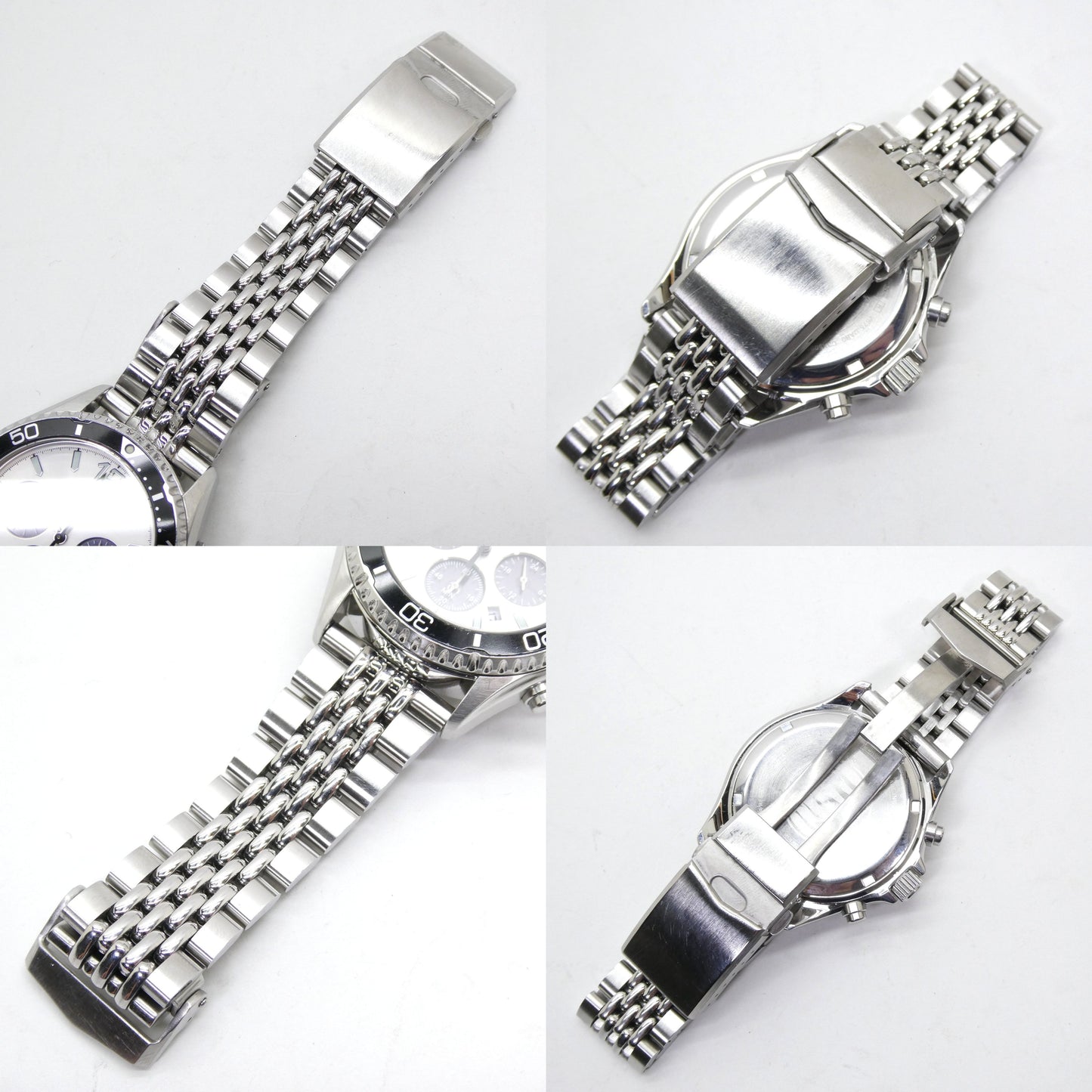 ORIENT Mako RN-TX0203S Solar Chronograph Watch Belt Size ONE SIZE