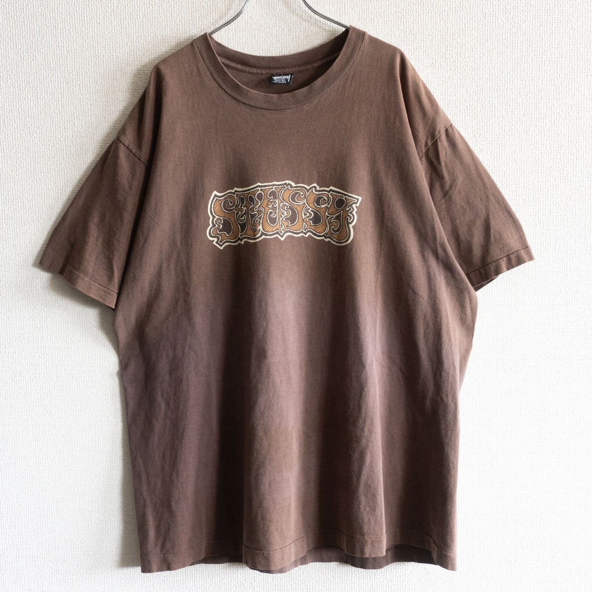 Stussy 80S Double-sided print T-shirt Size XL