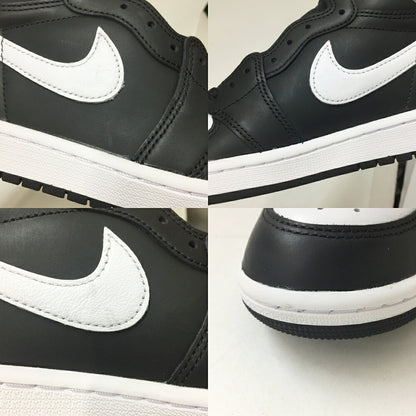 NIKE Air Jordan 1 Retro High OG Black/White Sneakers Size 10