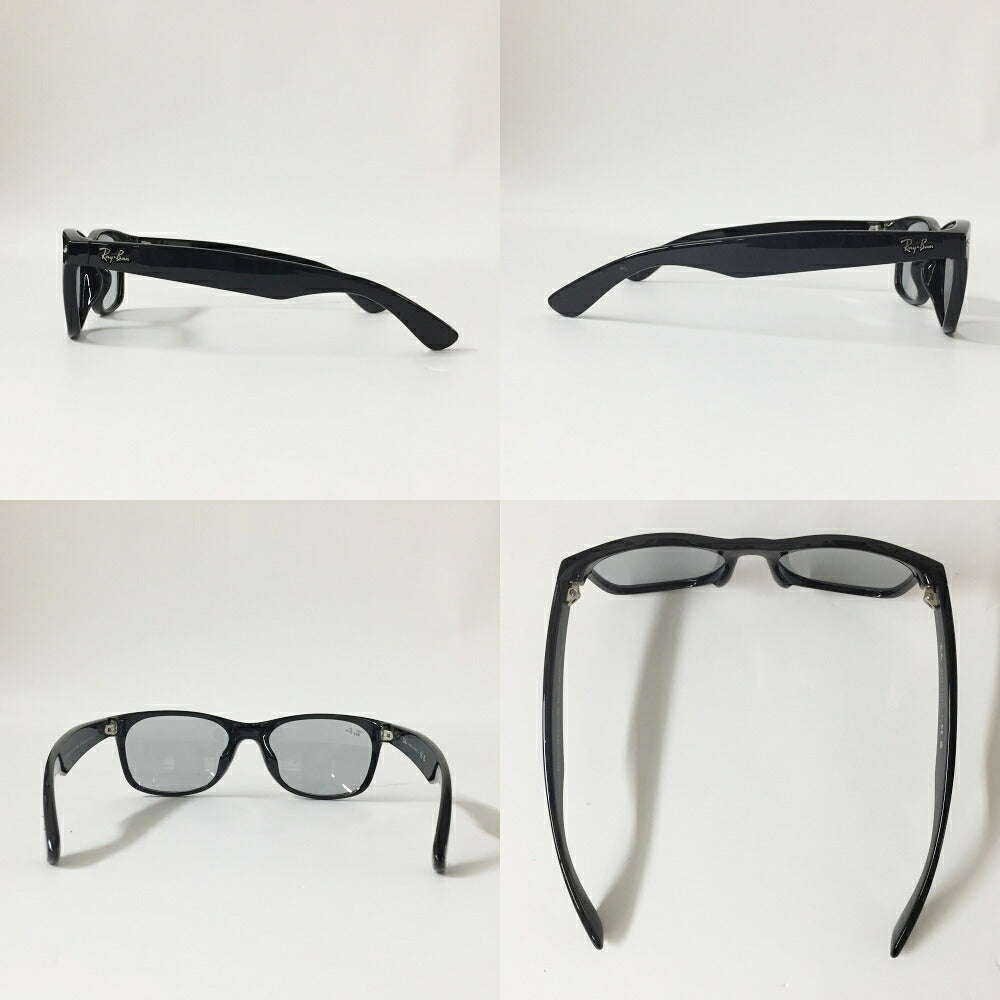 Ray-Ban NEW WAYFARER RB2132F Black Gray Sunglasses Size 55