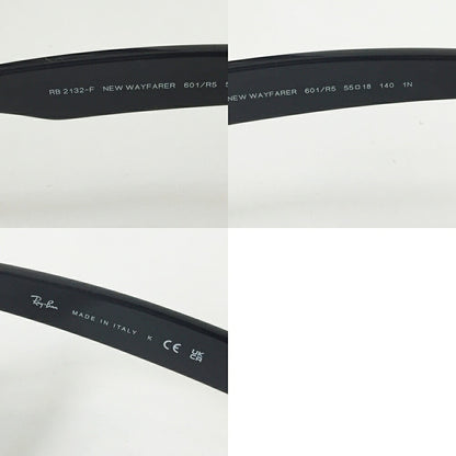 Ray-Ban NEW WAYFARER RB2132F Black Gray Sunglasses Size 55