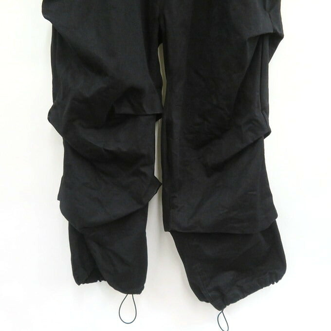 A.F ARTEFACT Tuck Wide Pants Black Size 1