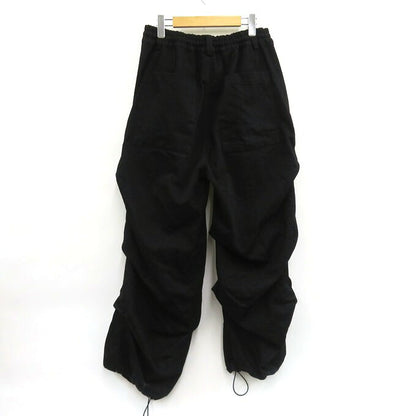 A.F ARTEFACT Tuck Wide Pants Black Size 1