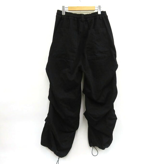 A.F ARTEFACT Tuck Wide Pants Black Size 1