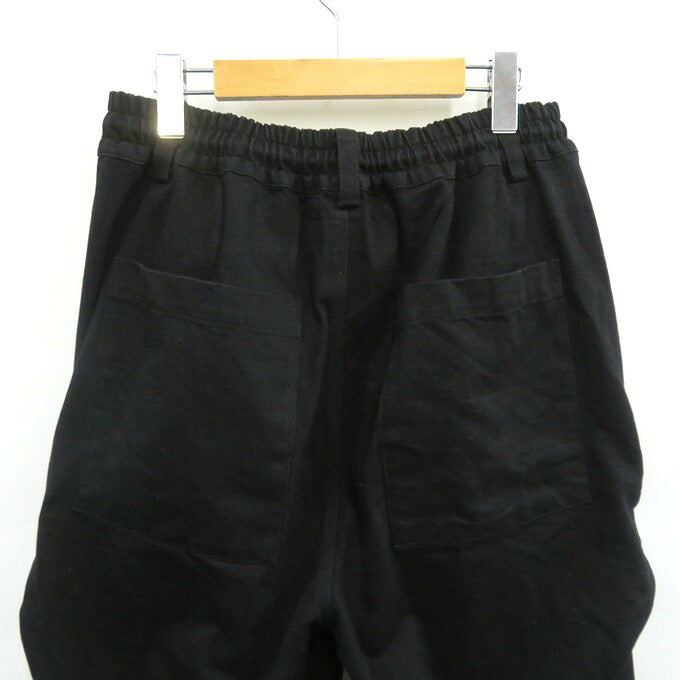 A.F ARTEFACT Tuck Wide Pants Black Size 1
