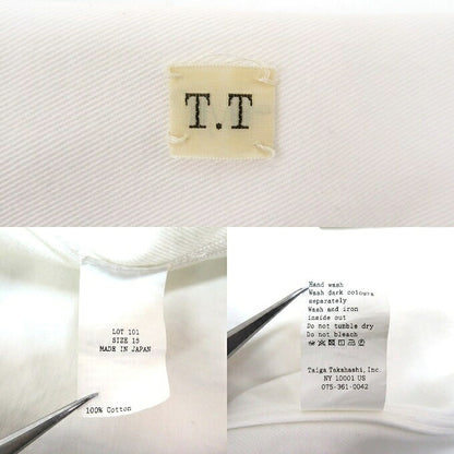 T.T (Taiga Takahashi) Lot.101 Open Shirt White Size 15