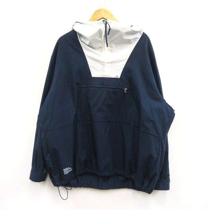 FreshService Utility Anorak Parka Navy Hoodie Size L