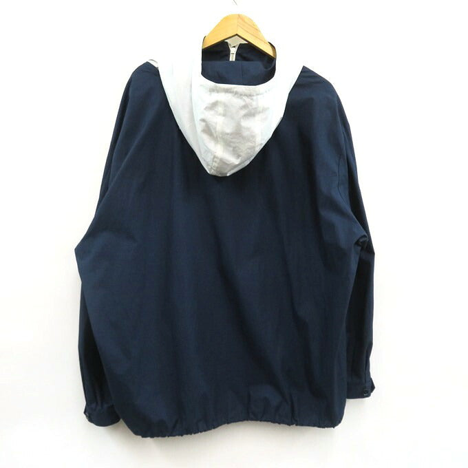 FreshService Utility Anorak Parka Navy Hoodie Size L