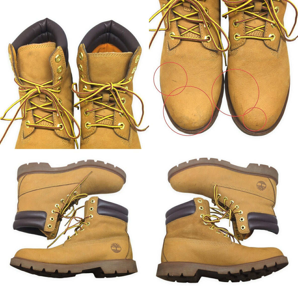 Timber Land 6-Inch Water Resistant Boots Yellow Size 26cm