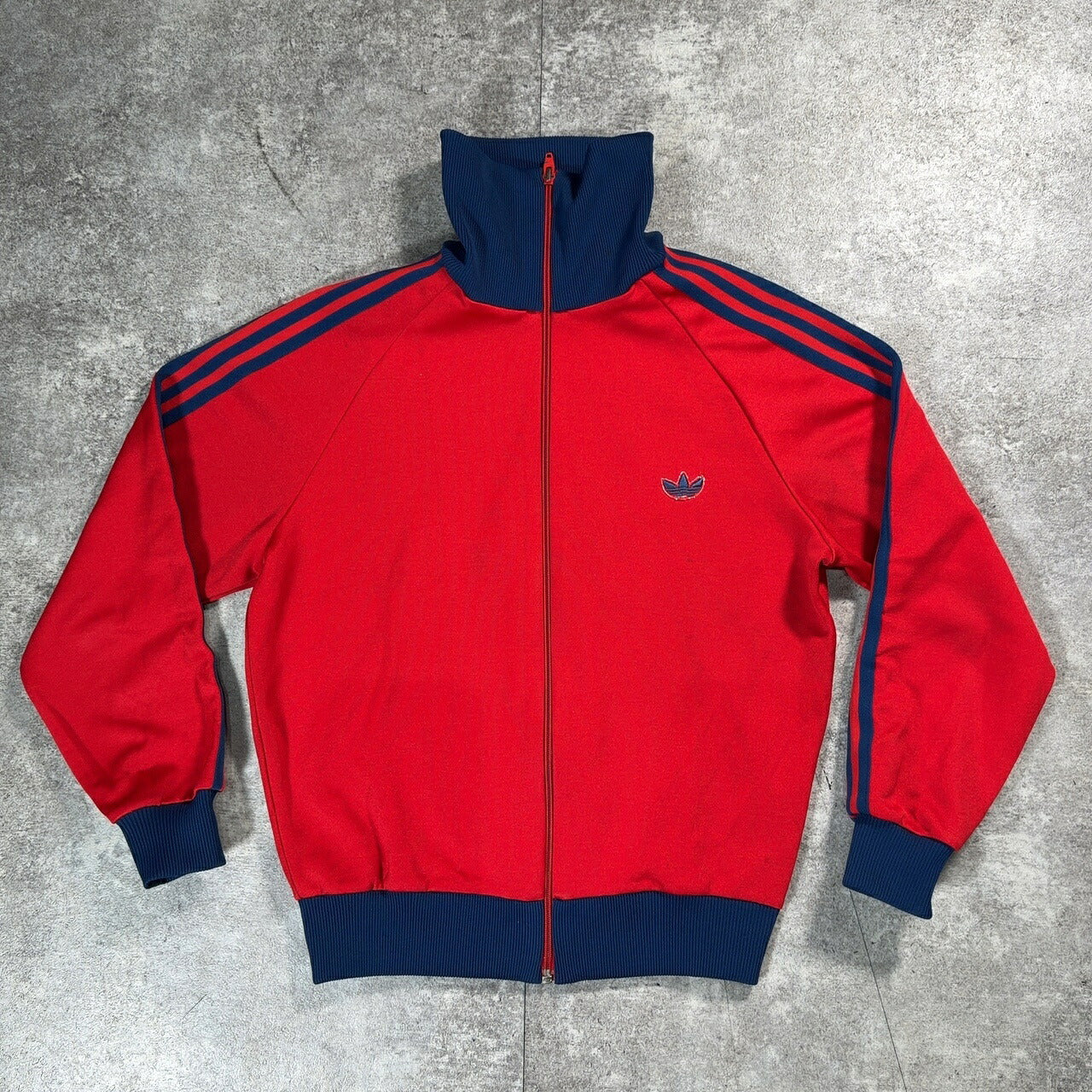 ADS- adidas 80s Descente Track Jacket Red Size 2
