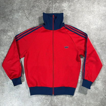 ADS- adidas 80s Descente Track Jacket Red Size 2