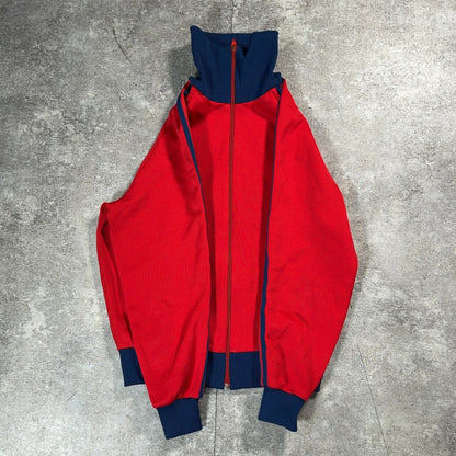 ADS- adidas 80s Descente Track Jacket Red Size 2