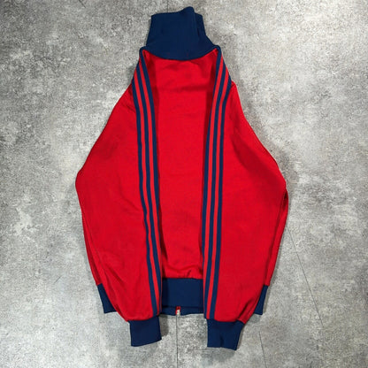 ADS- adidas 80s Descente Track Jacket Red Size 2