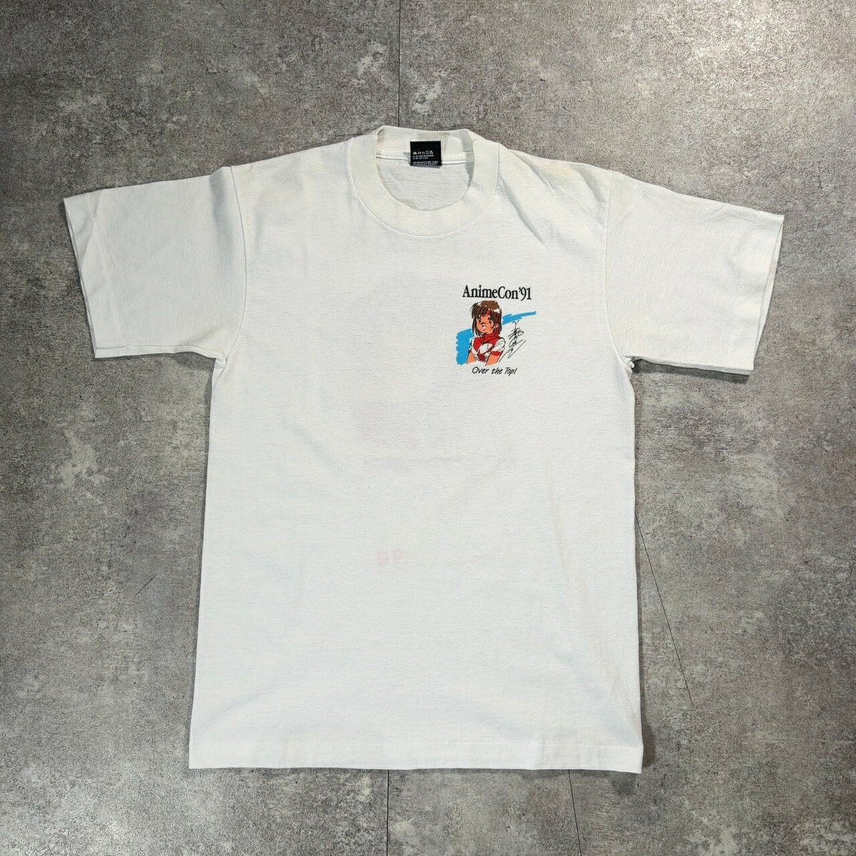 GunSmith Cats 90s Anime Con Screen T-Shirt White Size M