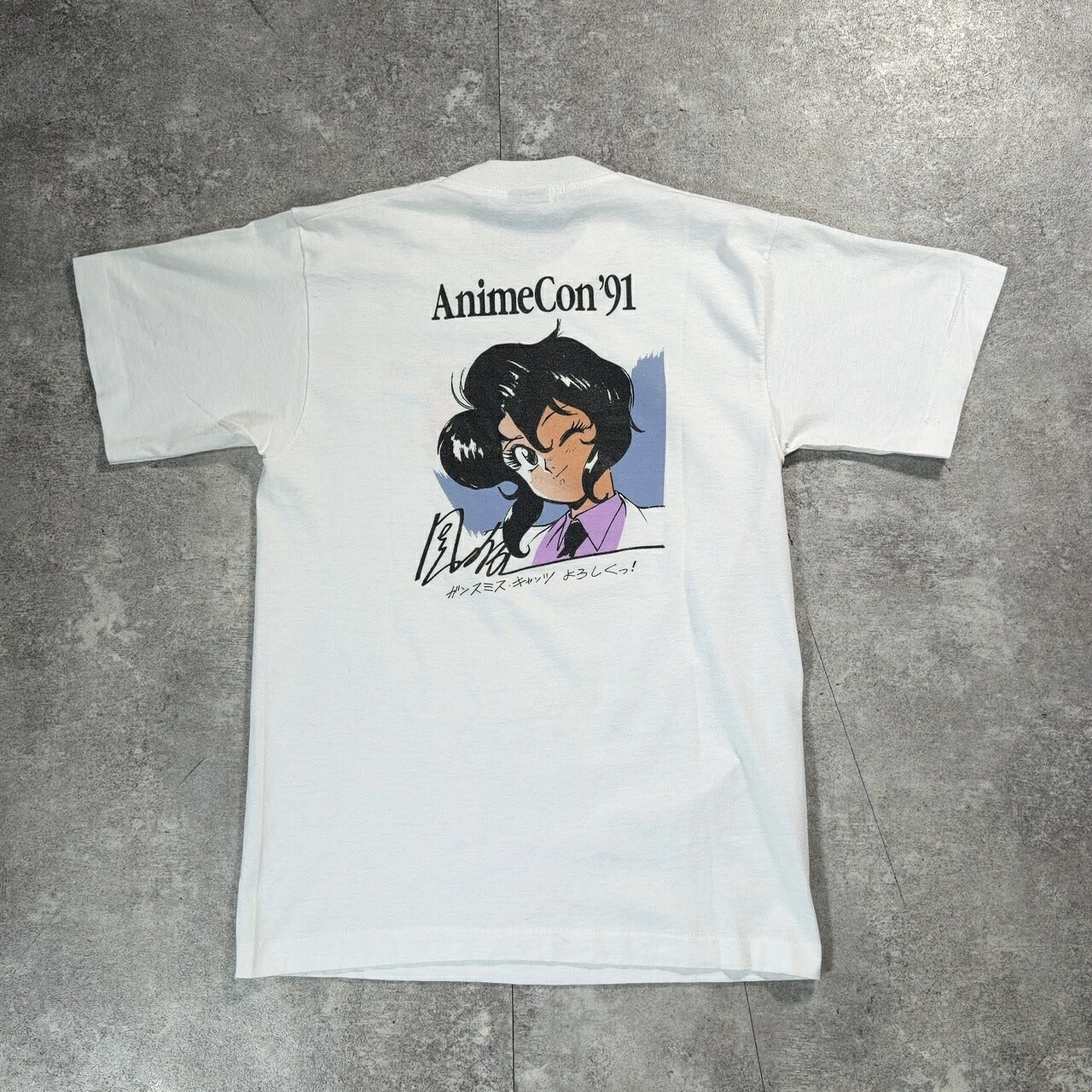 GunSmith Cats 90s Anime Con Screen T-Shirt White Size M