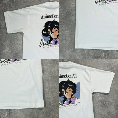 GunSmith Cats 90s Anime Con Screen T-Shirt White Size M