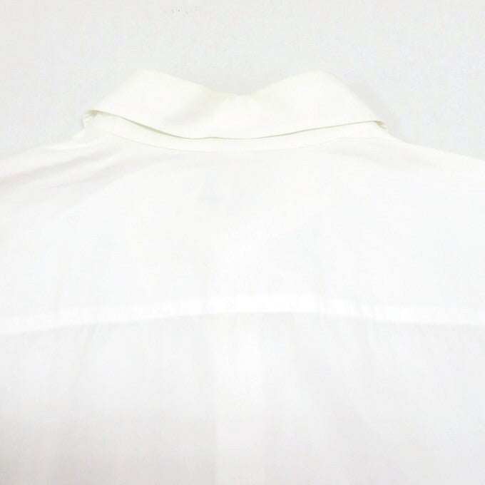 GroundY Cotton Asymmetric Long Sleeve Shirt White Size 3