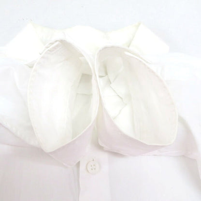 GroundY Cotton Asymmetric Long Sleeve Shirt White Size 3