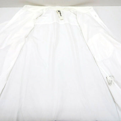 GroundY Cotton Asymmetric Long Sleeve Shirt White Size 3