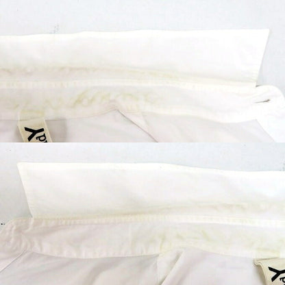 GroundY Cotton Asymmetric Long Sleeve Shirt White Size 3