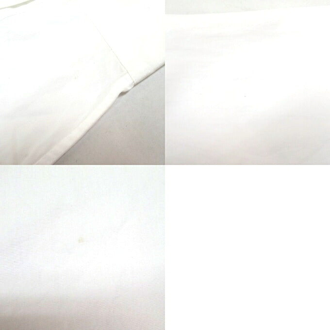 GroundY Cotton Asymmetric Long Sleeve Shirt White Size 3