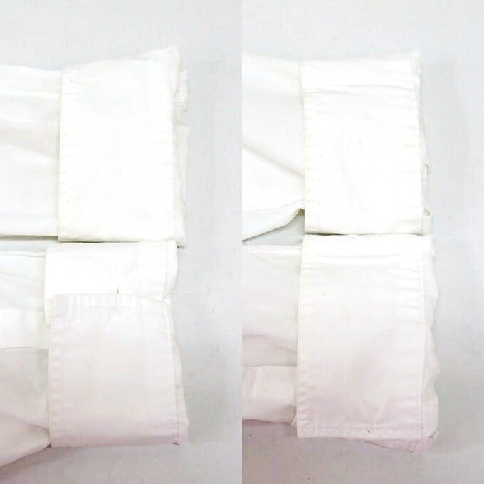 GroundY Cotton Asymmetric Long Sleeve Shirt White Size 3