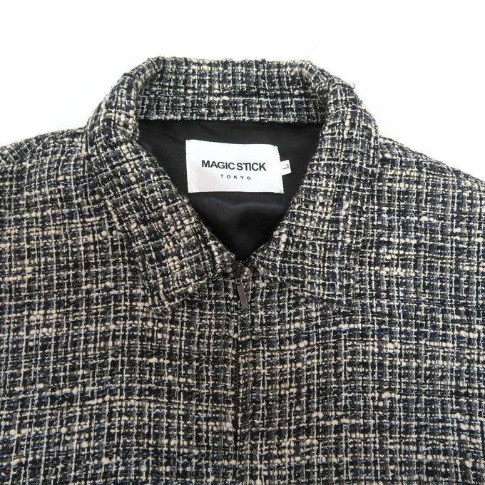 MAGIC STICK Lux Detroit Tweed Jacket Black Size L