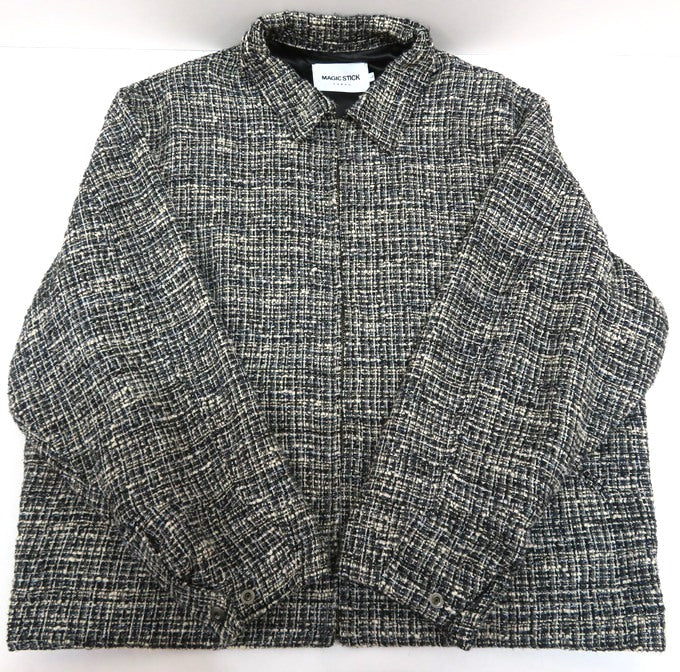 MAGIC STICK Lux Detroit Tweed Jacket Black Size L
