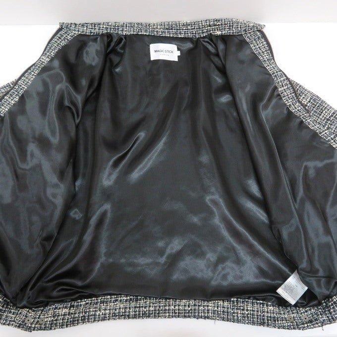 MAGIC STICK Lux Detroit Tweed Jacket Black Size L